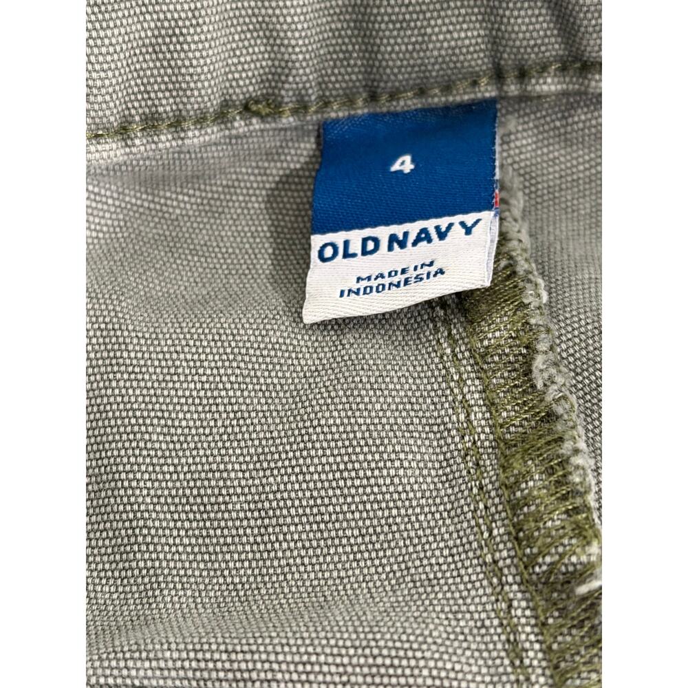 Old Navy Olive Green Twill Cargo Pants Women's Size 4 EUC - Picture 6 of 7